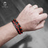 perlenarmband herren agate stein uniqal